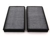 ES#257621 - 64116921019 - Charcoal Cabin Filter - Pair - Keep the air coming into your vehicle clean - Meyle - BMW
