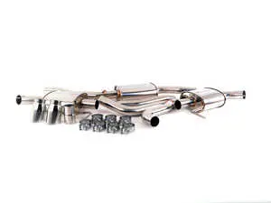 Cat-Back Exhaust System - Dual Exit Single Tips 