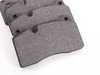 ES#3148425 - 0986494207 - EuroLine Front Brake Pad Set - Vehicle-specific formula pads for consistent factory braking performance - Bosch - Volkswagen