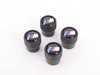 ES#3251083 - 36122456427 - M Valve stem caps  - A set of black caps featuring the ///M logo - Genuine BMW - BMW