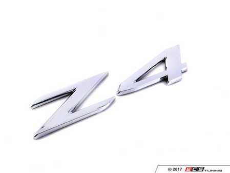 ES#1833066 - 51147221372 - Trunk Emblem - Z4 emblem for the trunk of your vehicle. Perfect for cars that have been rear painted or have damaged or missing badges. - Genuine BMW - BMW