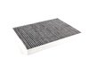 ES#1303001 - 1J0819644A - Charcoal Lined Cabin Filter / Fresh Air Filter OEM# 1J0819644A - The activated charcoal filters odor from reaching the cabin - NPN - Audi Volkswagen