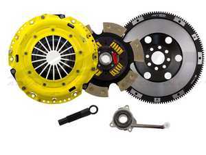 ES#3438064 - VW8-HDG6 - Performance Race Clutch Kit  - Handles up to 505 lb-ft of torque and includes single mass flywheel (15.7 lbs) - ACT - Audi Volkswagen