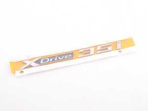 ES#2706761 - 51147345059 - Model Emblem - X Drive 35I - Genuine BMW - BMW