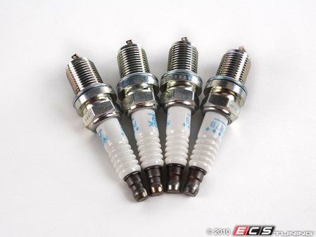 ES#868 - PFR7B4CYL - Platinum Spark Plugs - Set Of Four - Platinum cored plugs featuring a cooler heat range ideal for chip tuned vehicles - NGK - Audi Volkswagen