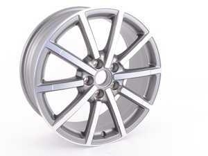 ES#2955294 - 8V0601025AL - 18" 10-Spoke Wheel - Priced Each - 18"x7.5" ET51 5x112 Silver - Genuine Volkswagen Audi - Audi