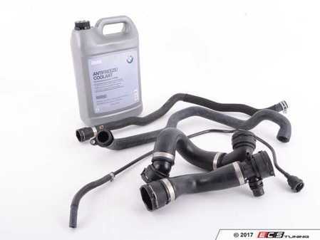 ES#2839050 - 17127564478KT1 - Complete Cooling System Hose Kit - Replace your cooling system hoses with this complete kit including coolant - Assembled By ECS - BMW