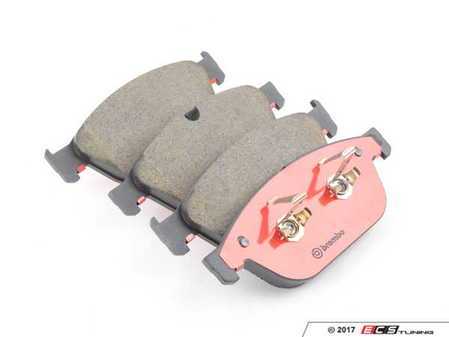 ES#3437306 - 8R0698151R - Premium Ceramic OE Equivalent Pad - Front - Brembo NAO Ceramic pads are designed to deliver improved comfort and reduced pad wear - Brembo - Audi