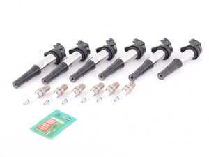 ES#3438289 - 12121312680kt4 - Ignition Service Kit - Includes new spark plugs and coils - Assembled By ECS - BMW