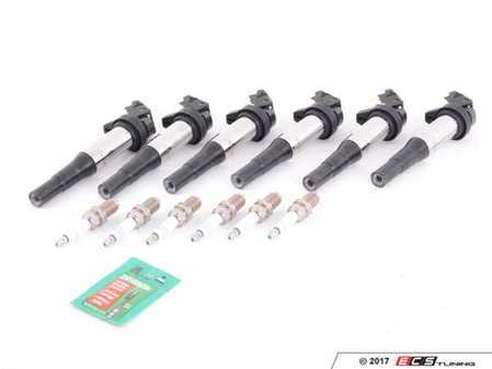 ES#3438289 - 12121312680kt4 - Ignition Service Kit - Includes new spark plugs and coils - Assembled By ECS - BMW
