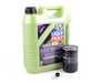 ES#3439004 - PLSOILKT5 - Liqui Moly MolyGen - Oil Service Kit - With ECS Magnetic Drain Plug - Includes standard Hengst oil filter and Liqui Moly 5w-40 oil with MolyGen technology - Assembled By ECS - Audi Volkswagen
