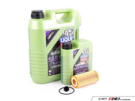 ES#3439011 - 06L115562MGKT - Liqui Moly MolyGen - Oil Service Kit (5w-40) - Includes Hengst oil filter and Liqui Moly 5w-40 oil with MolyGen technology - Assembled By ECS - Audi Volkswagen