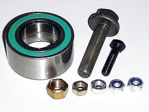 ES#1629 - 8D0498625A - Front Wheel Bearing Kit - Priced Each (85mm) - Complete bearing kit for one side - SKF - Audi