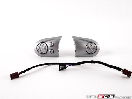 ES#253338 - 32309200098 - Multifunction Steering Wheel Pads/ Wires - Priced As Set - Upgrade your blank steering wheel pads to multi - Genuine MINI - MINI