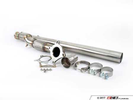ES#3419055 - IEEXCC5 - 3.0" Downpipe - With High Flow Catalytic Converter - T304 Stainless, TIG-welded downpipe - Integrated Engineering - Audi Volkswagen
