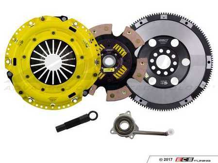 ES#3449086 - VW6-HDG6 - Performance Race Clutch Kit  - Handles up to 525 lb-ft of torque and includes single mass flywheel (16 lbs) - ACT - Volkswagen