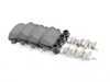 ES#3226528 - 105.11081 - Posi-Quiet Rear Ceramic Brake Pad Set - Includes shims and hardware with the lowest dust - Centric - Audi Volkswagen