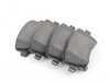 ES#3226528 - 105.11081 - Posi-Quiet Rear Ceramic Brake Pad Set - Includes shims and hardware with the lowest dust - Centric - Audi Volkswagen