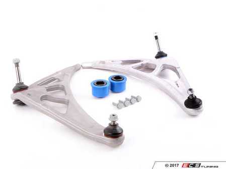 ES#2771630 - 31122229624KT5 - Front control arm Refresh Kit  - Control arms and performance polyurethane bushings for a partial front suspension rebuild - featuring Turner Motorsport bushings - Assembled By ECS - BMW