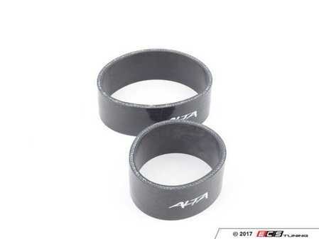 ES#3103023 - AMPENG303BK - Intercooler Couplers Black - Pair - Made from high temp silicone, these couplers will replace the small rubber hose connectors - Alta Performance - MINI