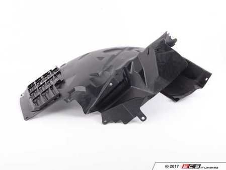 ES#383555 - 4E0821172Q - Fender Liner - Front, Right Side (Passenger) - Front fender liner, does not include forward section - Genuine Volkswagen Audi - Audi