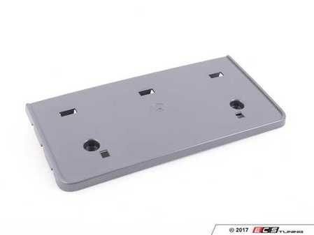 ES#3181062 - 8W0807285FRP5 - Front License Plate Bracket - Twilight Matte - Keep a clean look and add a place for your plate - Genuine Volkswagen Audi - Audi
