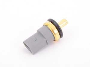 ES#2996744 - 06A919501A - Coolant Temperature Sensor - 2 Pin - Monitors coolant temperature for fan control & gauge readings. Includes gasket & securing clip - URO - Audi Volkswagen Porsche