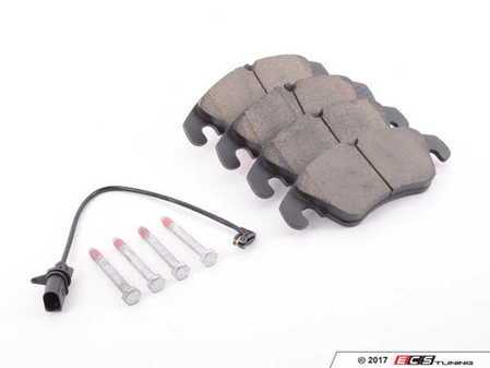 ES#3437453 - 8K0698151H - Premium Ceramic OE Equivalent Pad - Front - Brembo NAO Ceramic pads are designed to deliver improved comfort and reduced pad wear - Brembo - Audi