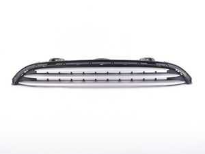 ES#2734585 - 51137335527 - Brushed Silver Slat Grille - Upper grille in a silver tone - Genuine MINI - MINI