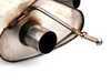 ES#2827599 - SSXAU484 - Cat-Back Exhaust System - Resonated - 3" stainless steel with dual GT100 black Cerakote tips - Milltek Sport - Audi