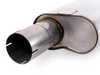 ES#2827599 - SSXAU484 - Cat-Back Exhaust System - Resonated - 3" stainless steel with dual GT100 black Cerakote tips - Milltek Sport - Audi