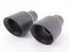 ES#2827599 - SSXAU484 - Cat-Back Exhaust System - Resonated - 3" stainless steel with dual GT100 black Cerakote tips - Milltek Sport - Audi