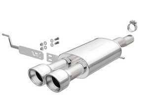 ES#3244408 - 19134 - Performance Rear Muffler Exhaust  - 2.5" stainless steel with 4" polished dual center exit tips - Magnaflow - MINI