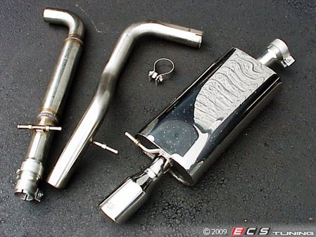 ES#523083 - CB100011 - Cat-Back Exhaust System - Fully polished 2.5" system - APR - 
