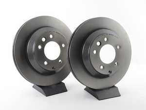 ES#3449279 - 95535240131bKT - Rear Brake Rotors - Pair 12.99" (330mm) - Rear axle fitment - Both left and right - Brembo - Porsche
