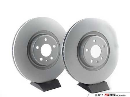 ES#2857500 - 4g0615301akt2 - Front Brake Rotors - Pair - (356x34mm) - Featuring a protective Meyle Platinum coating. - Meyle - Audi