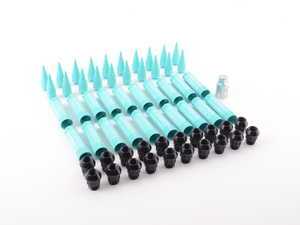 ES#3245700 - LNS3P-MG-14X1.5 - 3-Piece 140mm Spiked Lug Nuts - Mint Green - Set of 20 3-piece locking lug nuts - Sickspeed - Audi Volkswagen