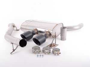 ES#3214245 - SSXVW418 - 2.75" Cat-Back Exhaust System - Non-Resonated - Get that Exhaust tone you've been looking for! Features Cerakote Black Tips. - Milltek Sport - Volkswagen