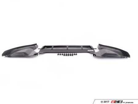 ES#3449464 - 51758054269KT2 - Comprehensive Front Skid Plate Kit - Wrinkle Black finish plate - Featuring the Turner Motorsport Aluminum skid plate for ultimate oil cooler protection! - Assembled By ECS - BMW