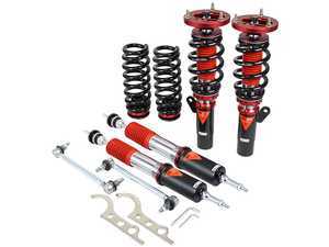ES#3438331 - MMX3780 - MonoMAX Coilover Kit - Adjustable Dampening - Monotube coilovers that give full length adjustment, 40-level Dampening, and front camber plates! - GODSPEED - BMW