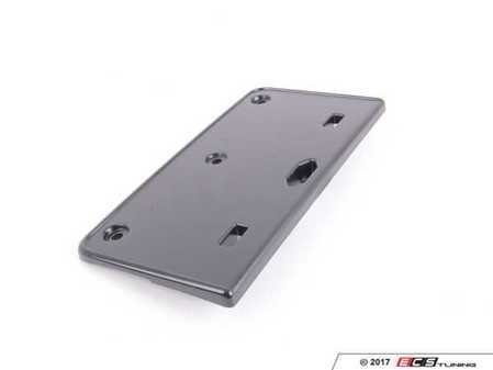 ES#2742386 - 5GM807287B9B9 - License Plate Bracket - Front - Used to secure the front license plate to the bumper cover - Genuine Volkswagen Audi - Volkswagen