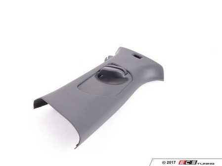 ES#2976562 - 5GM867243E82V - Upper B-Pillar Trim - Left - The driver's seat belt routes through this trim. - Titanium Black - Genuine Volkswagen Audi - Volkswagen