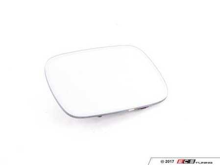 ES#418176 - 7L6857521F - Mirror Glass - Left - Replace your broken or discolored mirror glass - Genuine Volkswagen Audi - Volkswagen