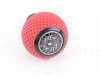 ES#3450059 - GS2DGSRC - BFI Heavy Weight Shift Knob - Rosso Centaurus Leather / Black Anodized - Just because your car doesn't have a third pedal, doesn't mean you should be stuck with some goofy shifter. - Black Forest Industries - Audi Volkswagen