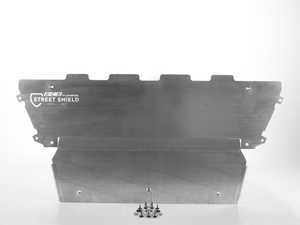 ES#3411957 - 019207ecs01KT - Audi B9 A4/S4/A5 Engine Street Shield Aluminum Skid Plate - Protect your vehicle's plastic oil pan with this 4mm thick aluminum skid plate - ECS - Audi