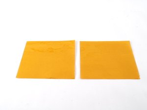 ES#1896415 - 2-78-Y - Two 8" X 8" Universal Film - Yellow - Headlight, tail light, foglight film - Lamin-X - Audi BMW Volkswagen Mercedes Benz MINI Porsche