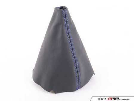 ES#3178015 - 5234-1K-503 - BFI Manual Leather Shift Boot - Blue Stitching - Compliment your BFI shift knob with a custom shift boot made from the finest materials available - Black Forest Industries - Volkswagen