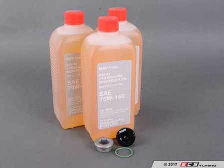 ES#3449384 - E46M3DIFSER2KT - Differential Service Kit - All you need in one package for scheduled differential maintenance! With a ECS Magnetic Differential Oil Drain Plug! - Assembled By ECS - BMW