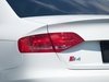 ES#430756 - 8D0853737G2ZZ - "S4" Emblem - Red / Chrome - Stick-on badge that can be placed on almost any flat surface - Genuine Volkswagen Audi - Audi