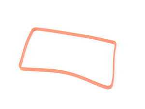 ES#2582225 - 079145865 - Intercooler Gasket - Seals the intercooler against the charge air housing duct - Genuine Volkswagen Audi - Audi